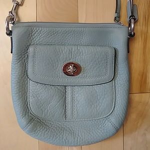 COACH LEATHER CROSSBODY!